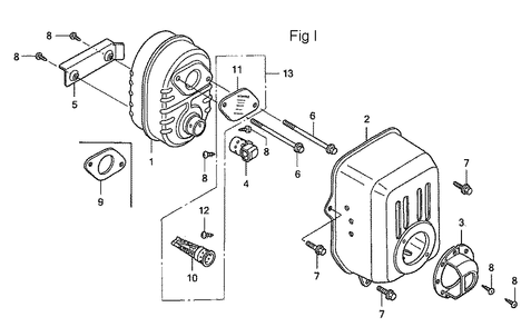 Fig-9 Diagram and Parts List for GC160A Type QHAF Honda Engine