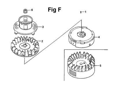 Fig-9 Diagram and Parts List for GXV160UH2 Type N1 Honda Engine
