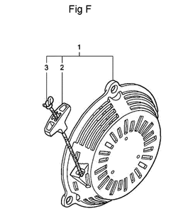 Fig-6 Diagram and Parts List for GC160LA Type QHA Honda Engine