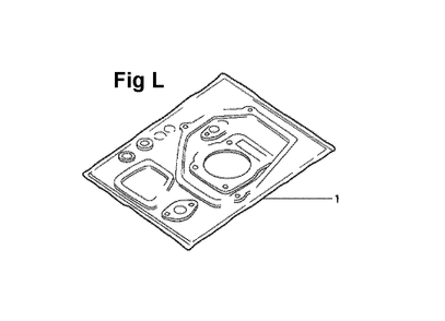 Fig-3 Diagram and Parts List for GXV140 Type MAD Honda Engine