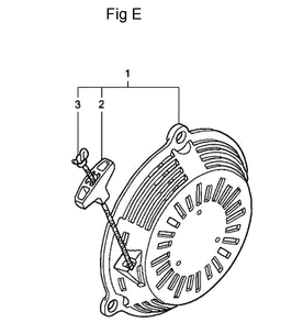 Fig-5 Diagram and Parts List for GC160LA Type VHA Honda Engine