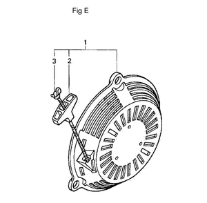 Fig-5 Diagram and Parts List for GC190A Type QHA Honda Engine