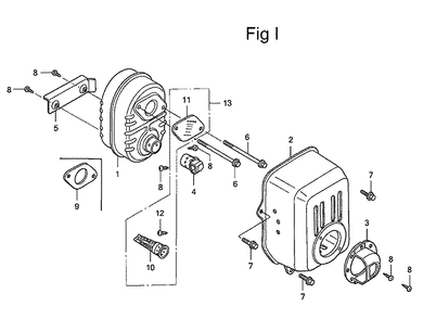 Fig-9 Diagram and Parts List for GC160 Type QBC Honda Engine
