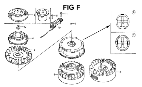 Fig-11 Diagram and Parts List for GXV160 Type SFCA Honda Engine