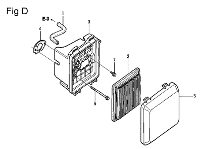 Fig-4 Diagram and Parts List for GCV160LE Type A7H1 Honda Engine