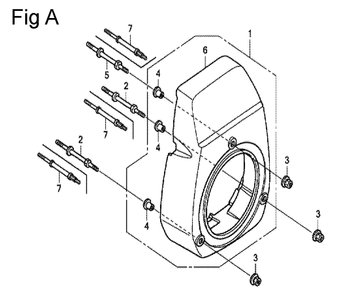 Fig-1 Diagram and Parts List for GC160A Type QHEB Honda Engine