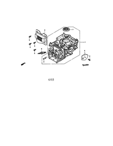 Part Location Diagram of 12000-ZL8-405 Honda Cylinder Assembly.
