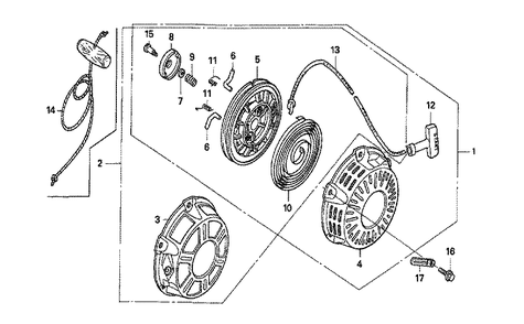 Fig-0 Diagram and Parts List for GX160K1 Type QHE Honda Engine