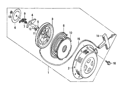 Fig-0 Diagram and Parts List for GX200 LVL-Seri-10-1899999 Honda Engine