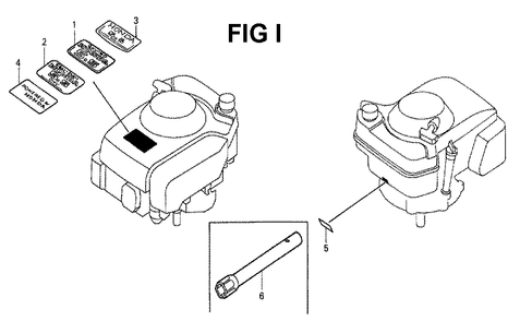 Fig-12 Diagram and Parts List for GXV160K1 Type SFSK Honda Engine