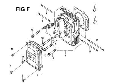 Fig-7 Diagram and Parts List for GXV160K1 Type SFY1 Honda Engine