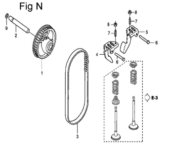 Fig-14 Diagram and Parts List for GC160LA Type PHA Honda Engine