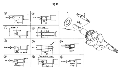 Fig-2 Diagram and Parts List for GC160A Type MHA2 Honda Engine