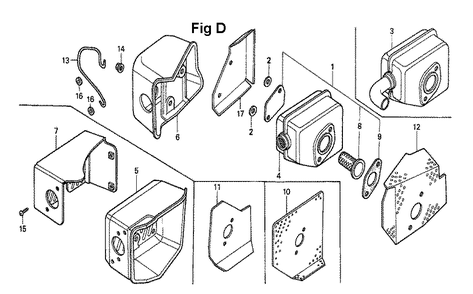 Fig-4 Diagram and Parts List for GXV160 Type N1E2 Honda Engine