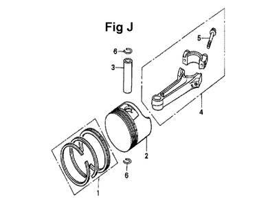 Fig-10 Diagram and Parts List for GXV140 Type MAC Honda Engine