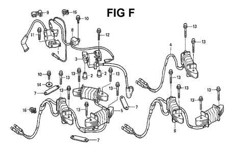 Fig-9 Diagram and Parts List for GXV530 Type DXA1 Honda Engine