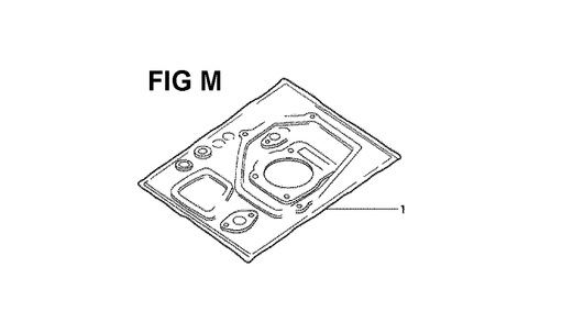Fig-12 Diagram and Parts List for GXV160K1 Type N15 Honda Engine