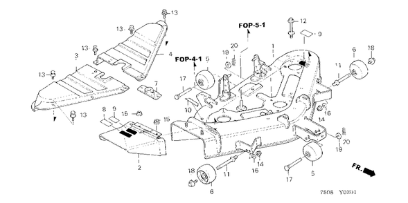 Part Location Diagram of 87139-752-830 Honda Mark, Cut Width (English)