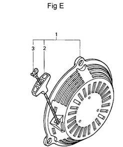 Fig-5 Diagram and Parts List for GC190A Type MEA2 Honda Engine