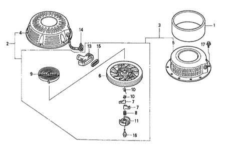 Fig-0 Diagram and Parts List for GXV340K2 Type DP2 Honda Engine