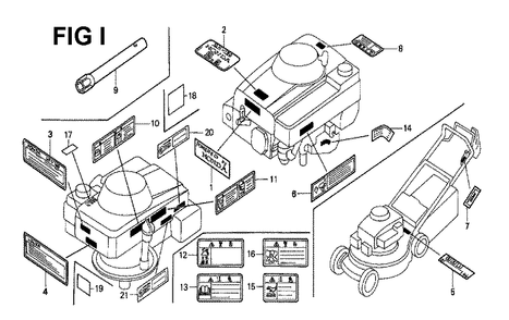 Fig-10 Diagram and Parts List for GXV160 Type N1S Honda Engine