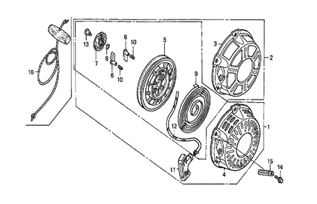 Fig-0 Diagram and Parts List for GX160K1 (VEBM)(86-9099999) Honda Engine
