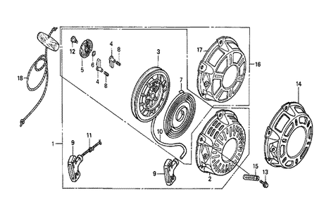 Fig-0 Diagram and Parts List for GX160K1 BL-Seri-61-8669999 Honda Engine