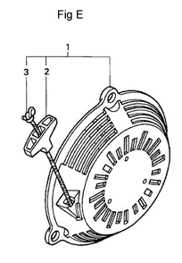 Fig-5 Diagram and Parts List for GC160A Type QEA2 Honda Engine