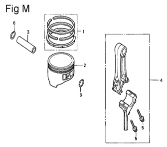 Fig-13 Diagram and Parts List for GS190A Type VXA Honda Engine