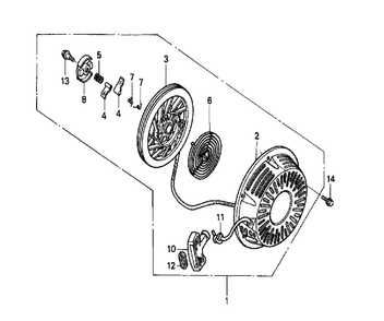 Fig-0 Diagram and Parts List for GX240K1 Type VNG Honda Engine