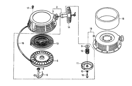 Part Location Diagram of 35330-ZG1-751 Lawn Boy ENGINE SWITCH Assembly