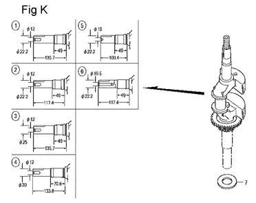 Fig-11 Diagram and Parts List for GCV160LA Type A1A Honda Engine