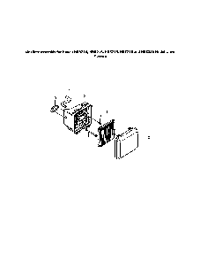 Air filter assembly for honda Diagram and Parts List for HRS216S3DA  Honda Lawn Mower