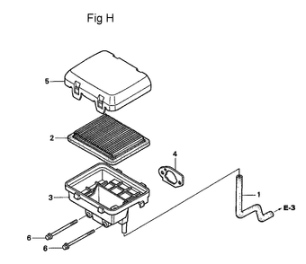 Fig-8 Diagram and Parts List for GC160 Type VHA Honda Engine
