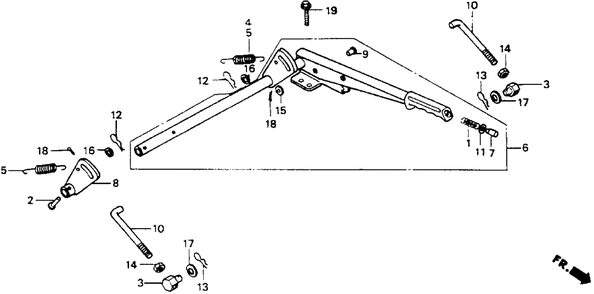 Part Location Diagram of 76193-751-700 Honda Spring, Deck Lift (Not Available)