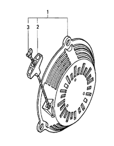 Fig-0 Diagram and Parts List for GC135 Type WME1 Honda Engine