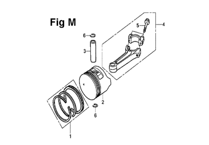 Fig-12 Diagram and Parts List for GXV160UH2 Type SFY1 Honda Engine