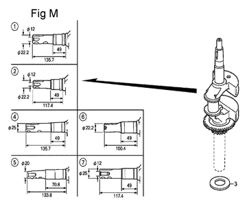 Fig-13 Diagram and Parts List for GCV190A Type R3A Honda Engine