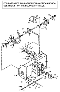 Part Location Diagram of 72998-0086 Honda Auger, L.
