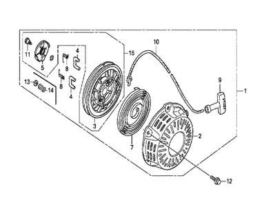 Fig-0 Diagram and Parts List for GX160H1 Type QXBRA Honda Engine