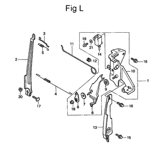 Fig-13 Diagram and Parts List for GC135 Type WKT2 Honda Engine
