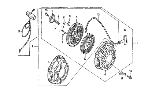 Fig-0 Diagram and Parts List for GX160K1 Type QXE8 Honda Engine