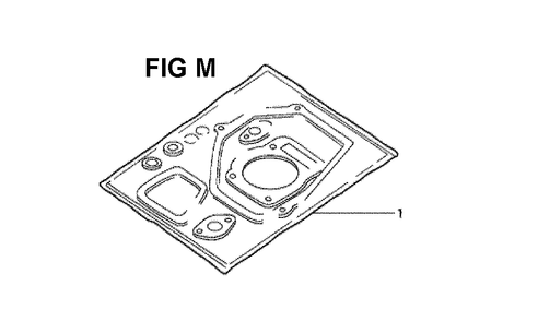 Fig-6 Diagram and Parts List for GXV120 Type A21 Honda Engine