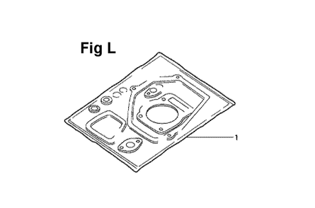 Fig-4 Diagram and Parts List for GXV120 Type P Honda Engine