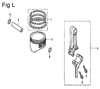 Fig-12 Diagram and Parts List for GC160 Type QHC Honda Engine