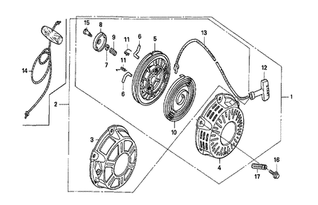 Fig-0 Diagram and Parts List for GX160K1 Type TX Honda Engine
