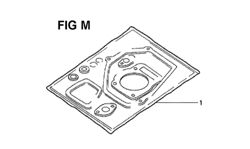 Fig-4 Diagram and Parts List for GXV160K1 Type SFL Honda Engine