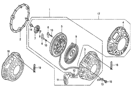 Fig-0 Diagram and Parts List for GX200 QXB2-Seri-19-8999999 Honda Engine