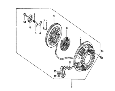 Part Location Diagram of 99008-02000 Honda Bag, Tool, 200mm