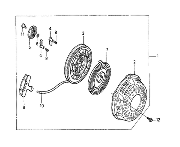Fig-0 Diagram and Parts List for GX120K1 (LJD2)(43-9099999) Honda Engine